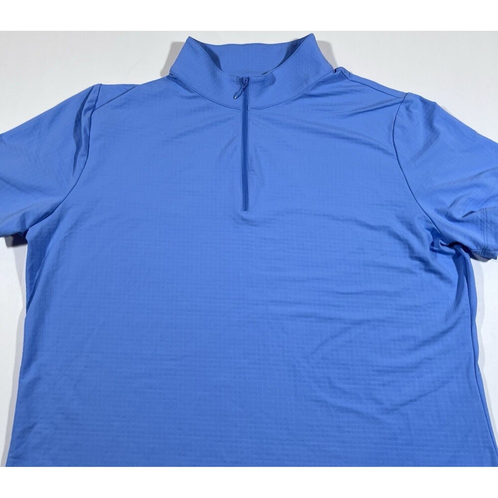 IBKUL 1/4 Zip Short Sleeve Golf Shirt UPF 50+ Cooling Athletic Top Women's XL - Picture 3 of 9